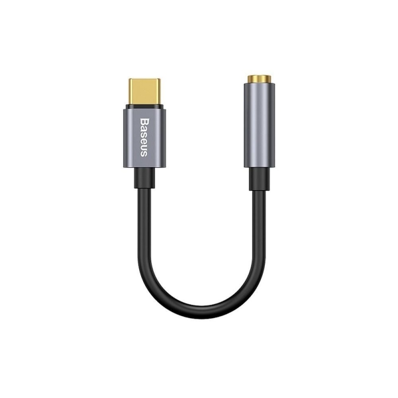 Baseus CATL54-0G kábel reduktor USB-C 3,5 mm-es audio csatlakozó L54 (női) mélyszürke