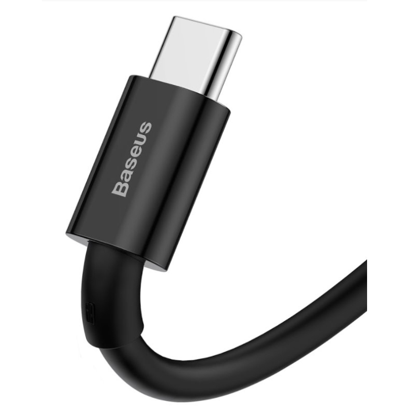Baseus CATYS-01 Superior gyors töltőkábel USB-C 66W 1m Fekete
