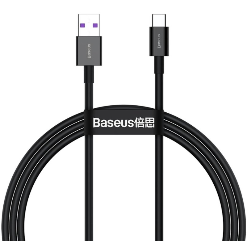 Baseus CATYS-01 Superior gyors töltőkábel USB-C 66W 1m Fekete