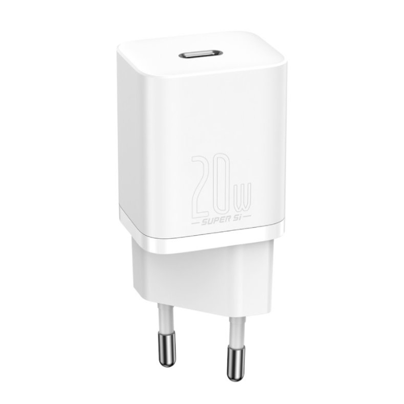 Baseus CCSUP-B02 Super Si gyorstöltő USB-C 20W Fehér