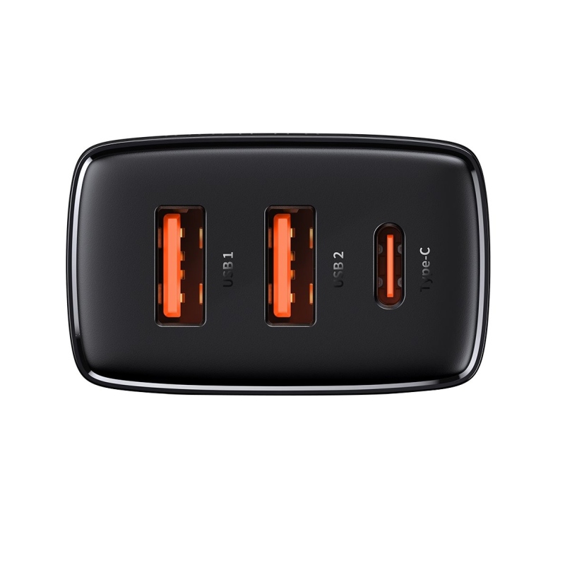 Baseus CCXJ-E01 Kompakt gyorstöltő USB-C 30W Fekete