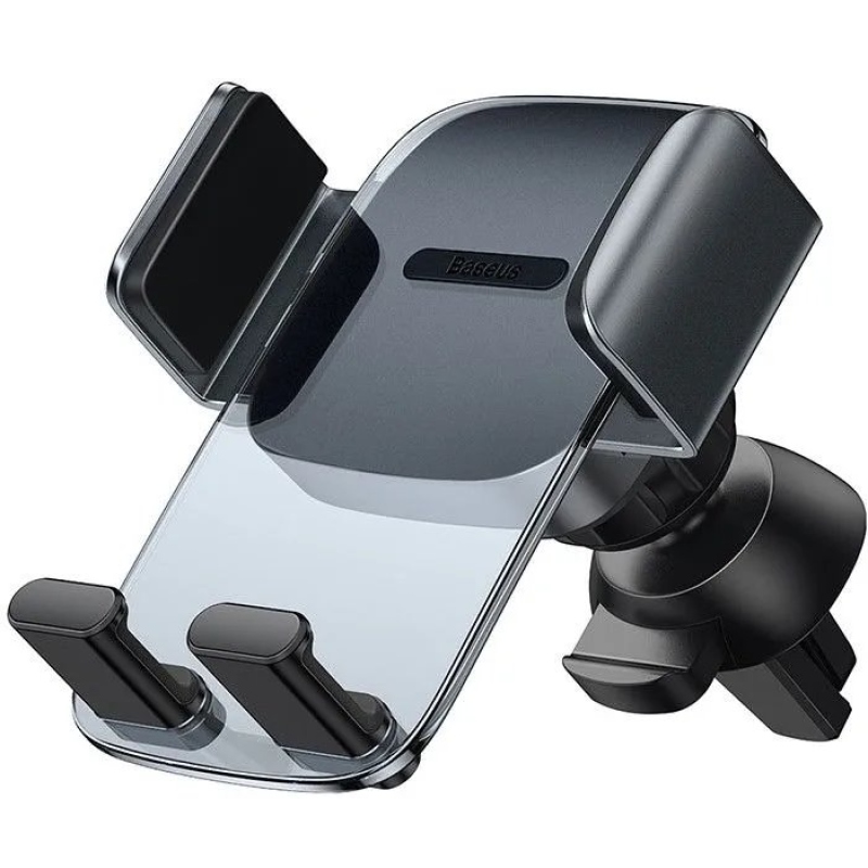 Baseus SUYK000001 Easy Control telefontartó a szellőzőnyíláshoz/tárcsapadhoz Fekete
