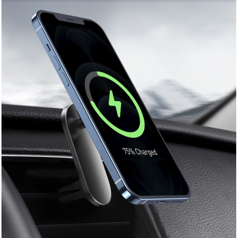 Baseus WXJN-01 Big Energy autós tartó vezeték nélküli töltéssel Fekete