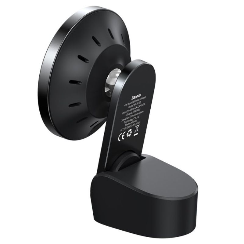 Baseus WXJN-01 Big Energy autós tartó vezeték nélküli töltéssel Fekete