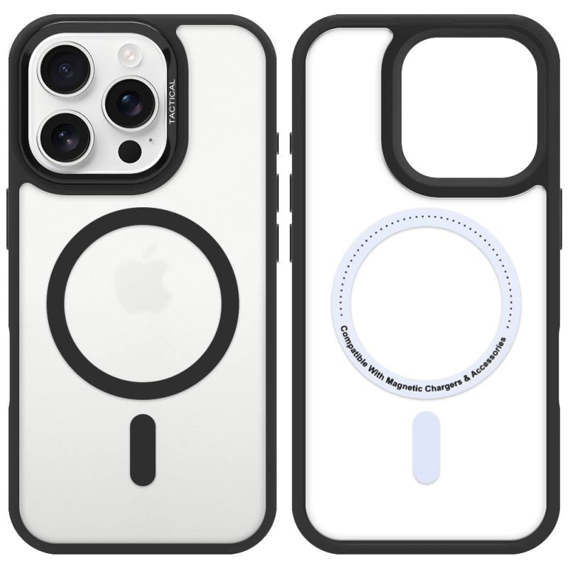 Tactical MagForce Hyperstealth 3.0 tok az Apple iPhone 16 Pro-hoz, Asphalt színben