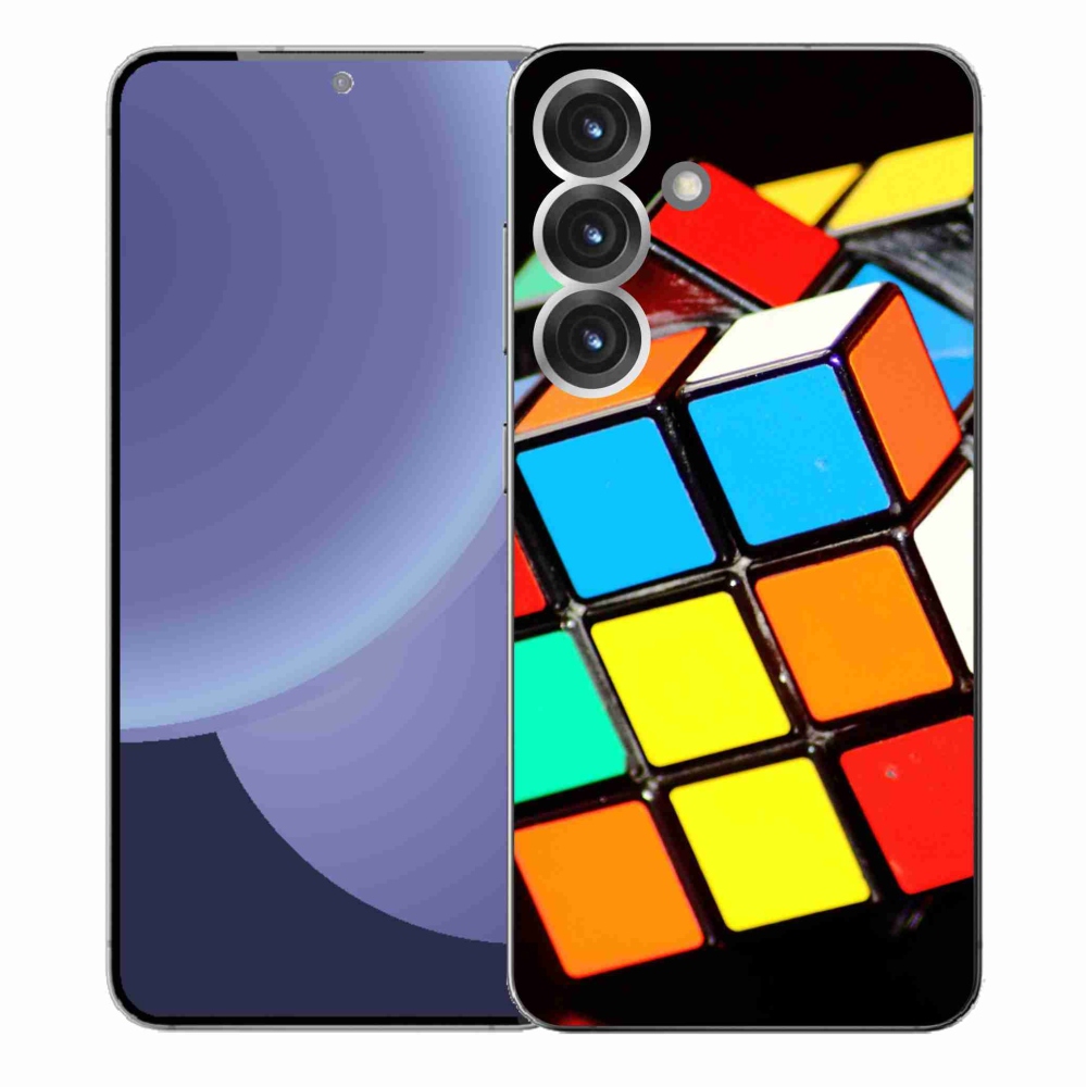 Gél borítás mmCase Samsung Galaxy S25+ készülékhez - Rubik kocka