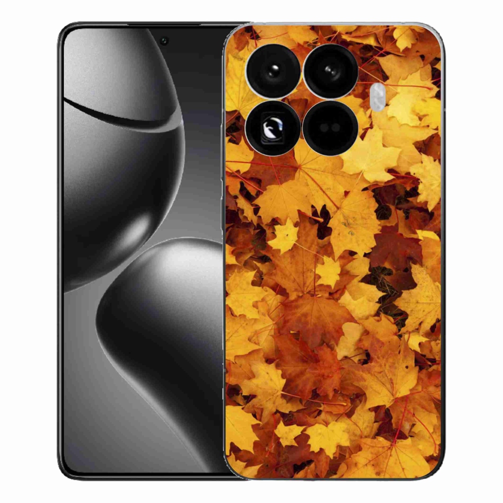 Gél borítás mmCase a Xiaomi 15T Pro számára - juharlevelek