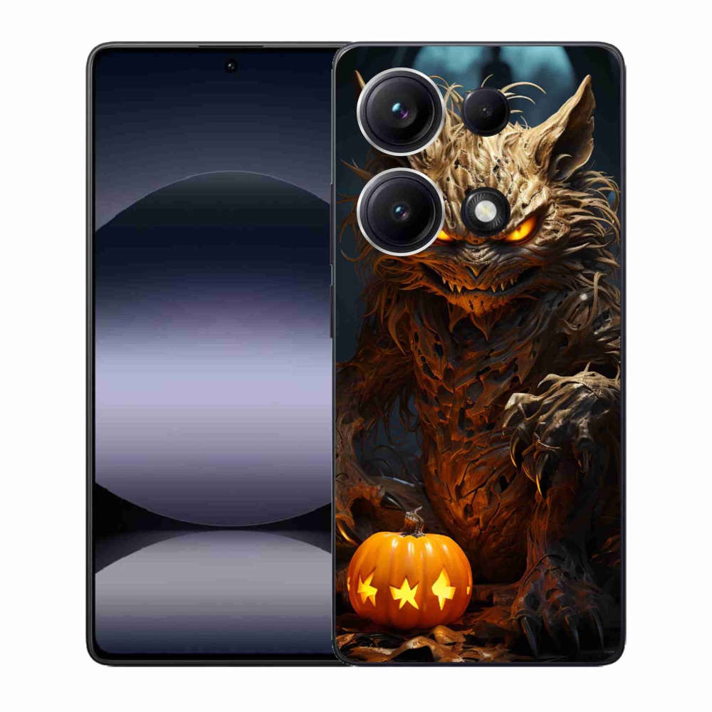 Gél borítás mmCase a Xiaomi Redmi Note 14S-hez - Halloween szörnyeteg