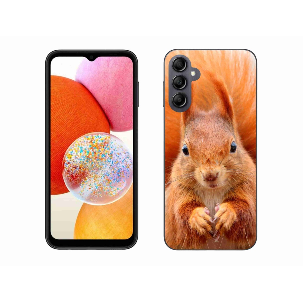 Zselés borítás mmCase Samsung Galaxy A14 4G/5G - mókus