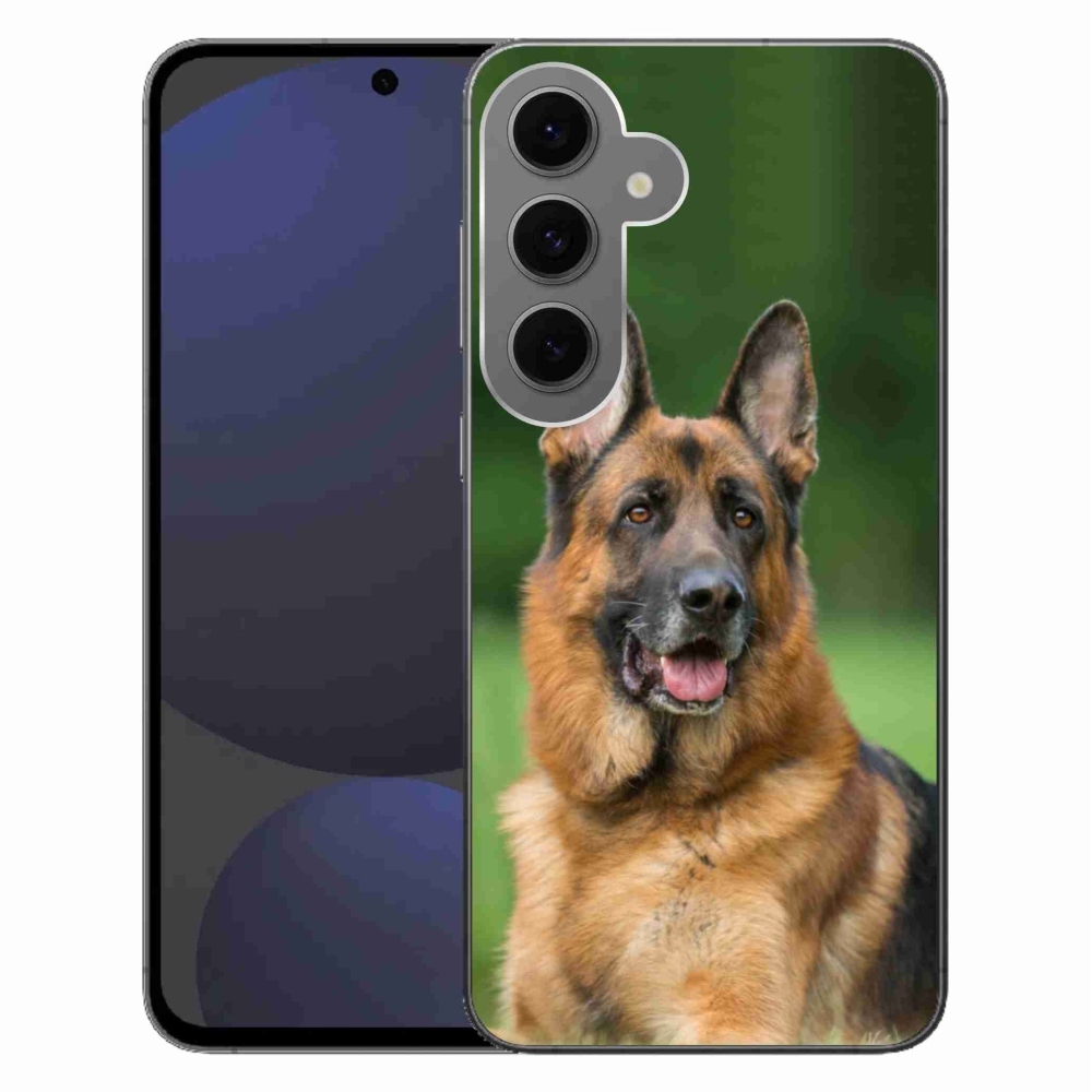 Zselés borítás mmCase Samsung Galaxy S24 FE - Német juhászkutya számára