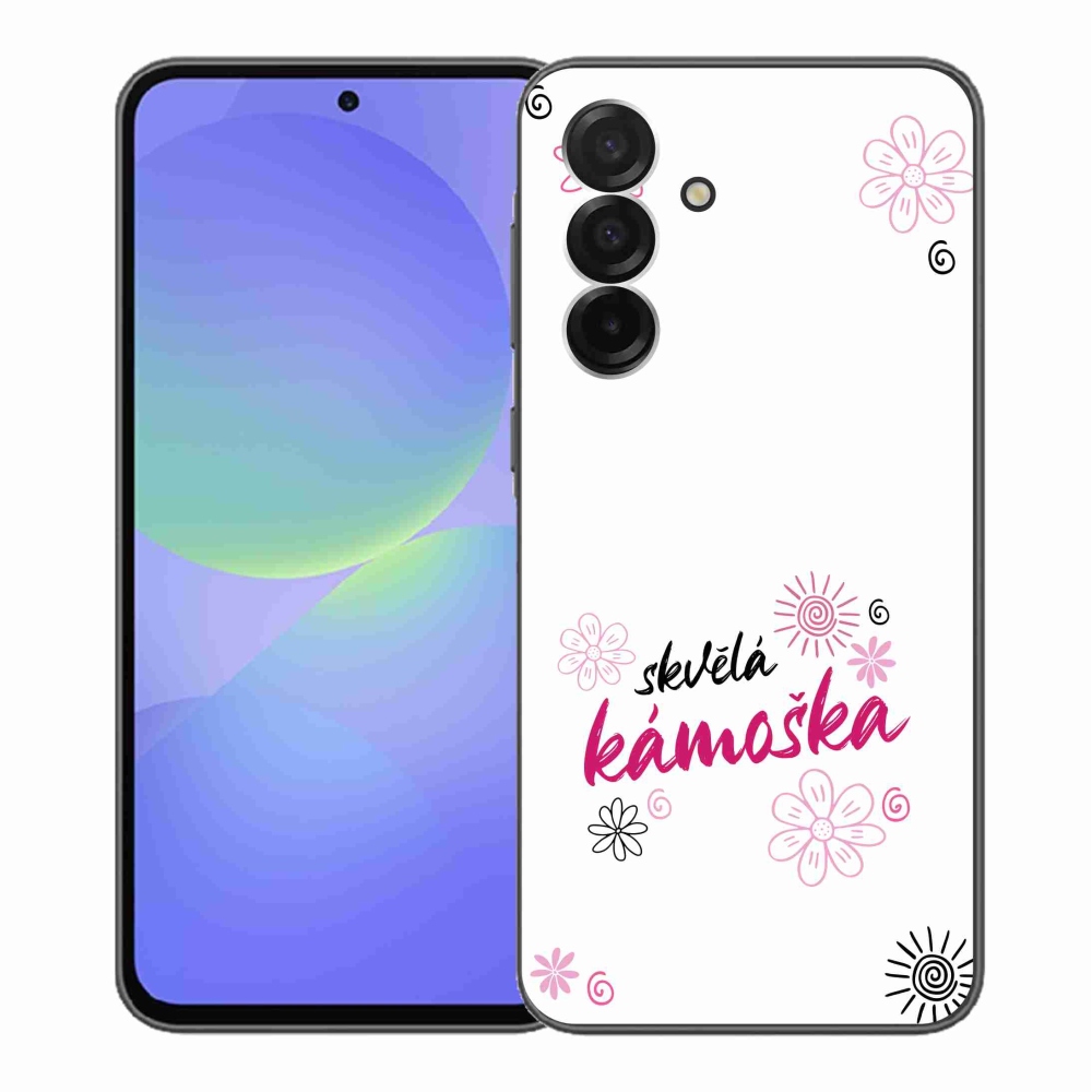 Gél borító mmCase Samsung Galaxy A36 5G - nagyszerű haver fehér háttérrel