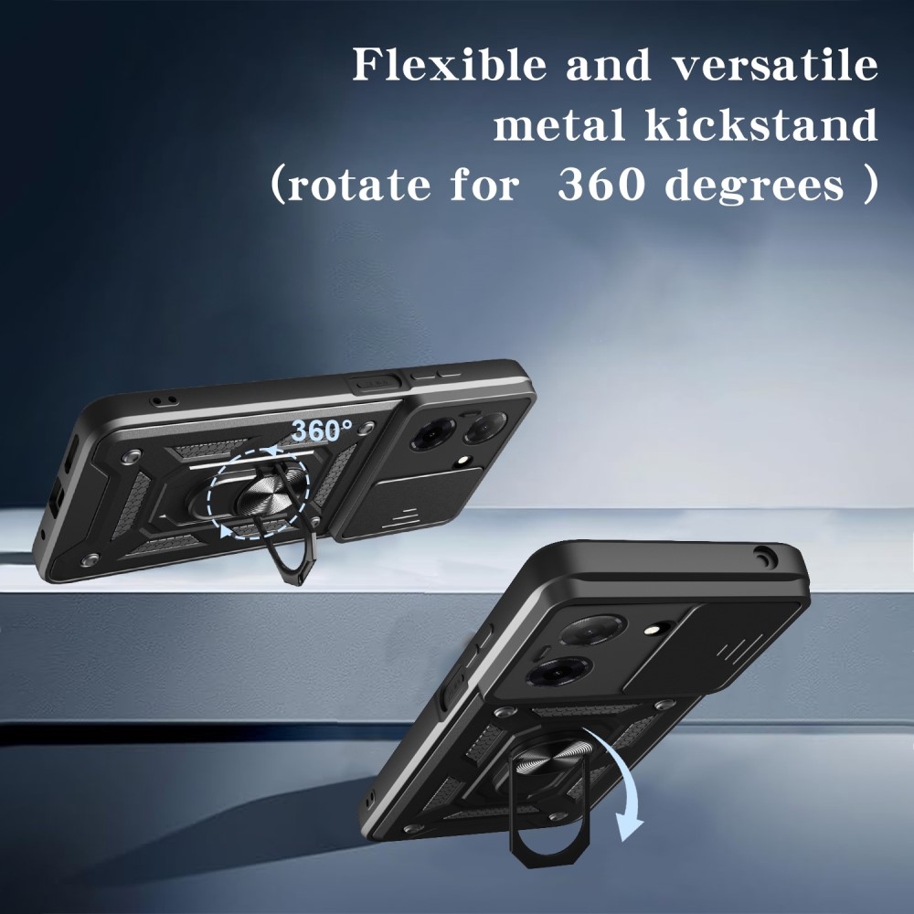 Tartós csúszásbiztos borító Xiaomi Redmi A5 (173.45x79.35x8.45mm) - fekete