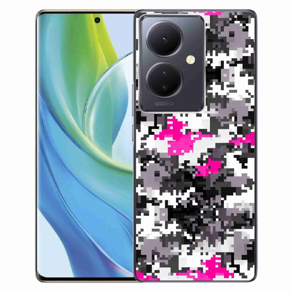 Gél borítás mmCase a Vivo V29 Lite 5G-hez - álcázó minta 4