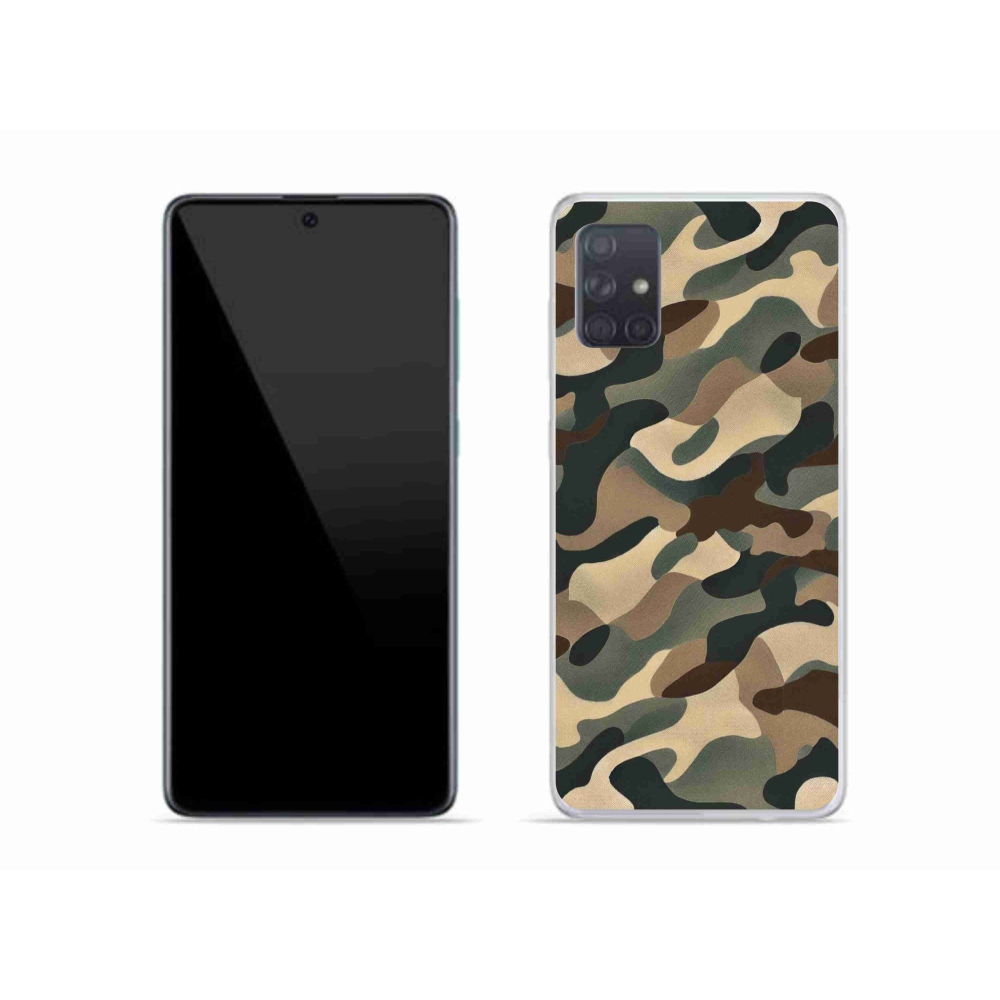 Zselés borítás mmCase Samsung Galaxy A51 készülékhez - terepszínű minta 11