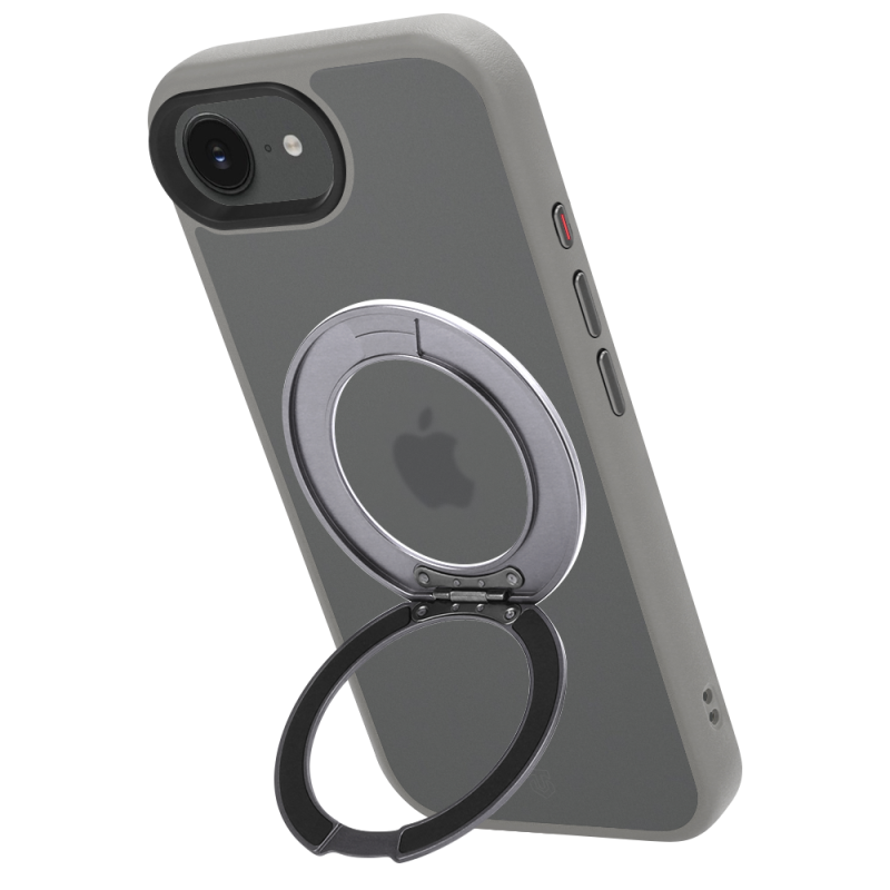 Tactical MagForce Hyperstand tok az Apple iPhone 16e/17e készülékhez, világosszürke