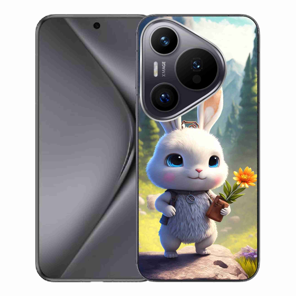 Gél borítás mmCase a Huawei Pura 70 Pro számára - aranyos nyuszi