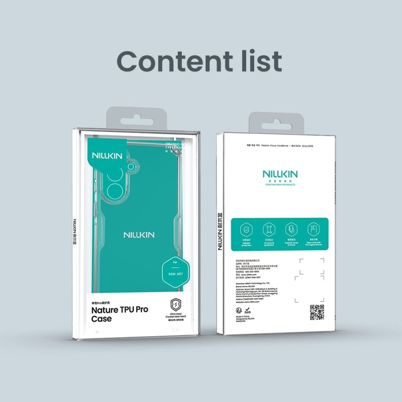 Nillkin Nature TPU PRO Cover for Samsung Galaxy A57 átlátszó