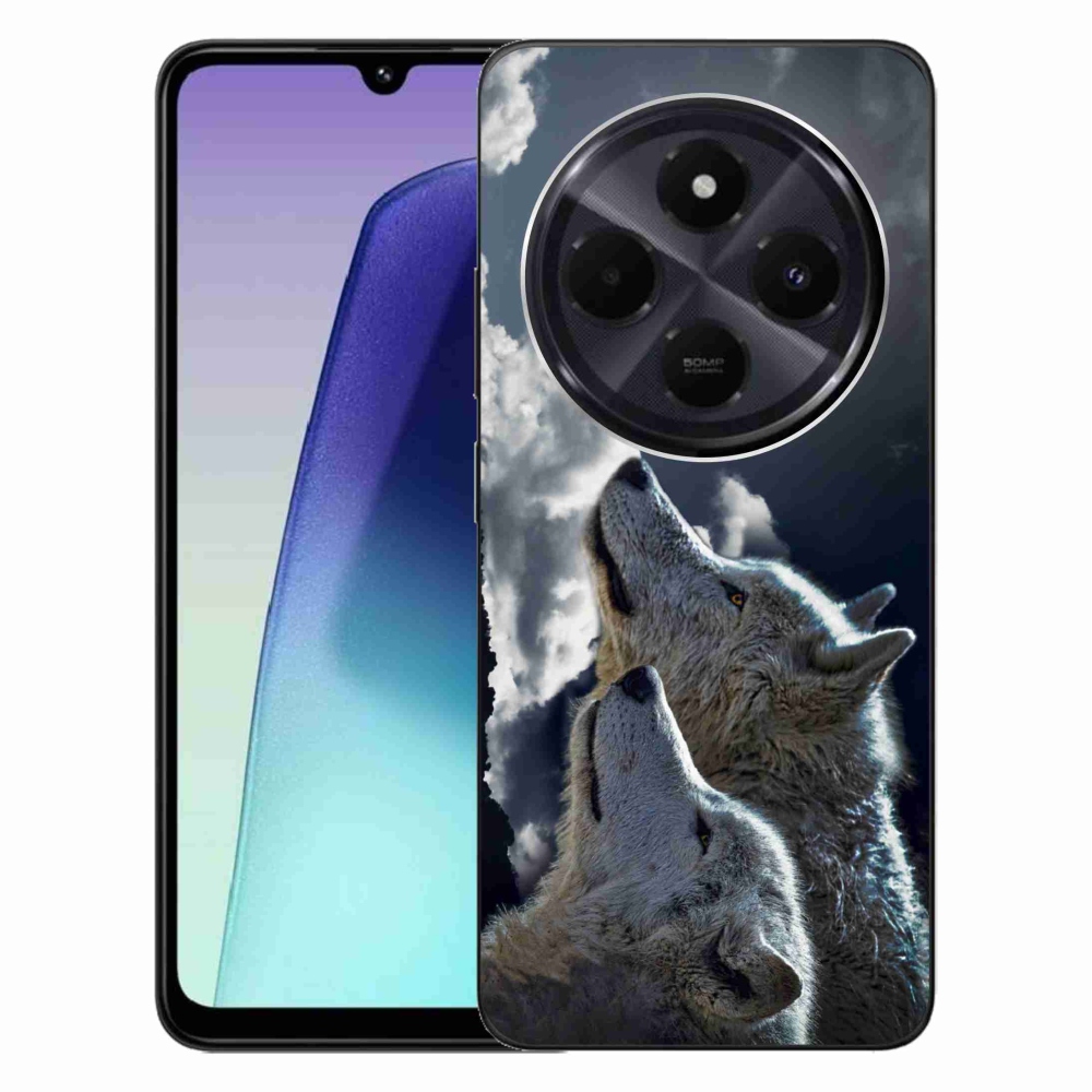 Gél borítás mmCase a Xiaomi Redmi 14C/Poco C75-hez - farkasok