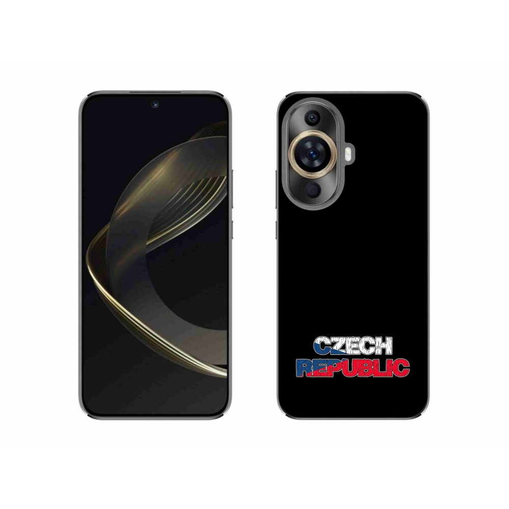 Gél borítás mmCase a Huawei Nova 11 készülékhez - Csehország fekete háttér