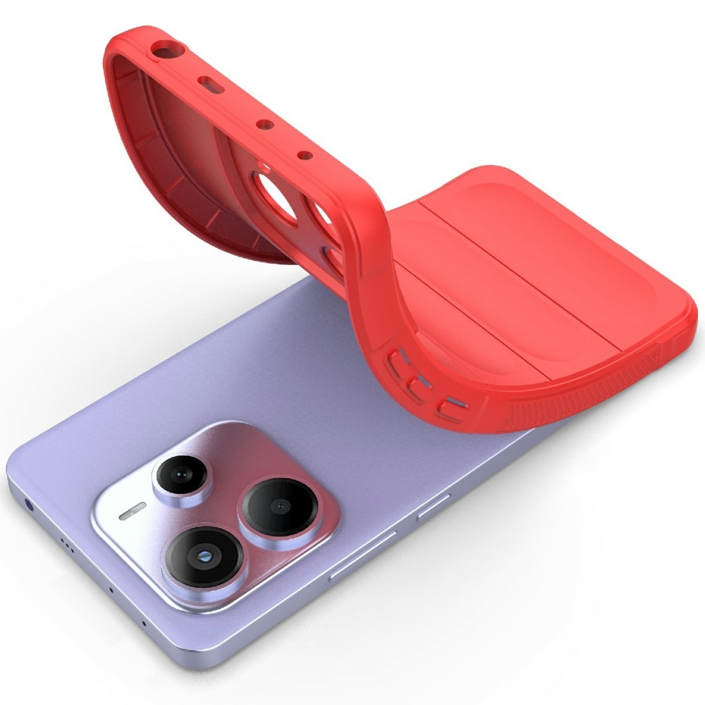 Rugg tartós zselés tok Xiaomi Redmi Note 14 5G - piros