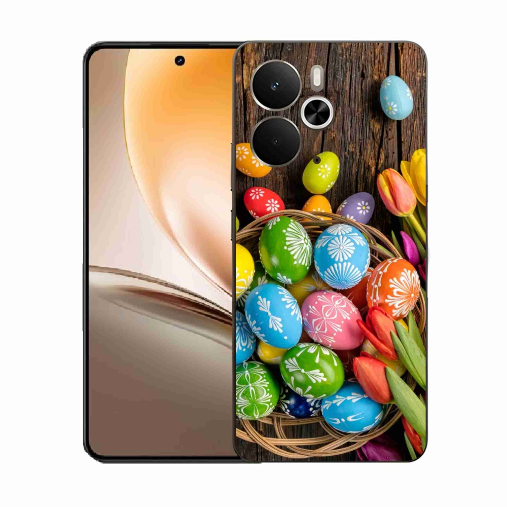 Gél borítás mmCase a Realme 14 5G/14T 5G készülékhez - Húsvéti tojások