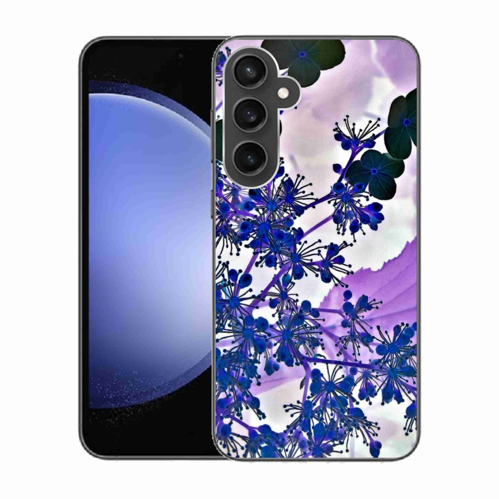 Gél védőhuzat mmCase Samsung Galaxy S23 FE - hortenzia virág