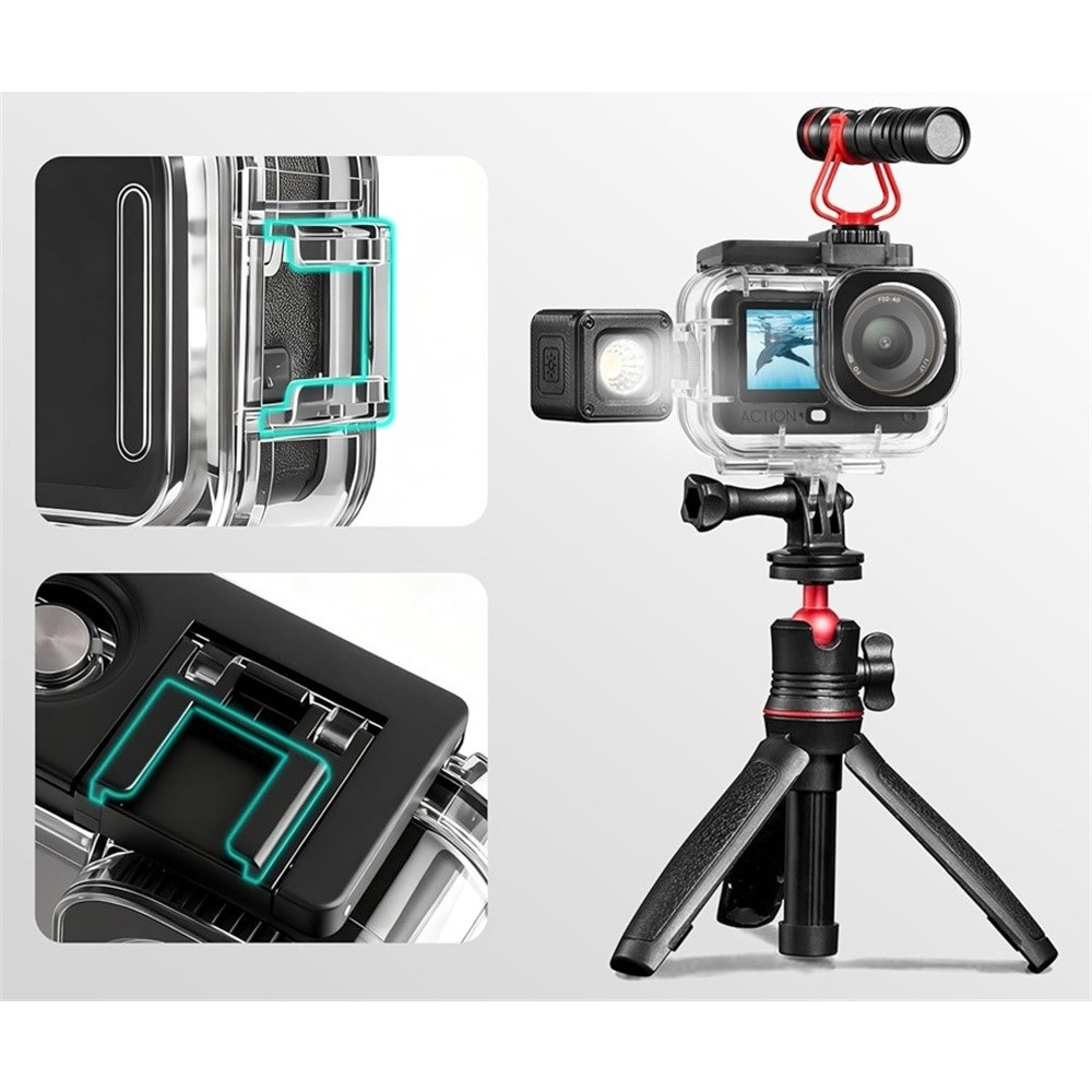 Védőtartozék-készlet DJI Osmo Action 6-hoz vízálló tokkal