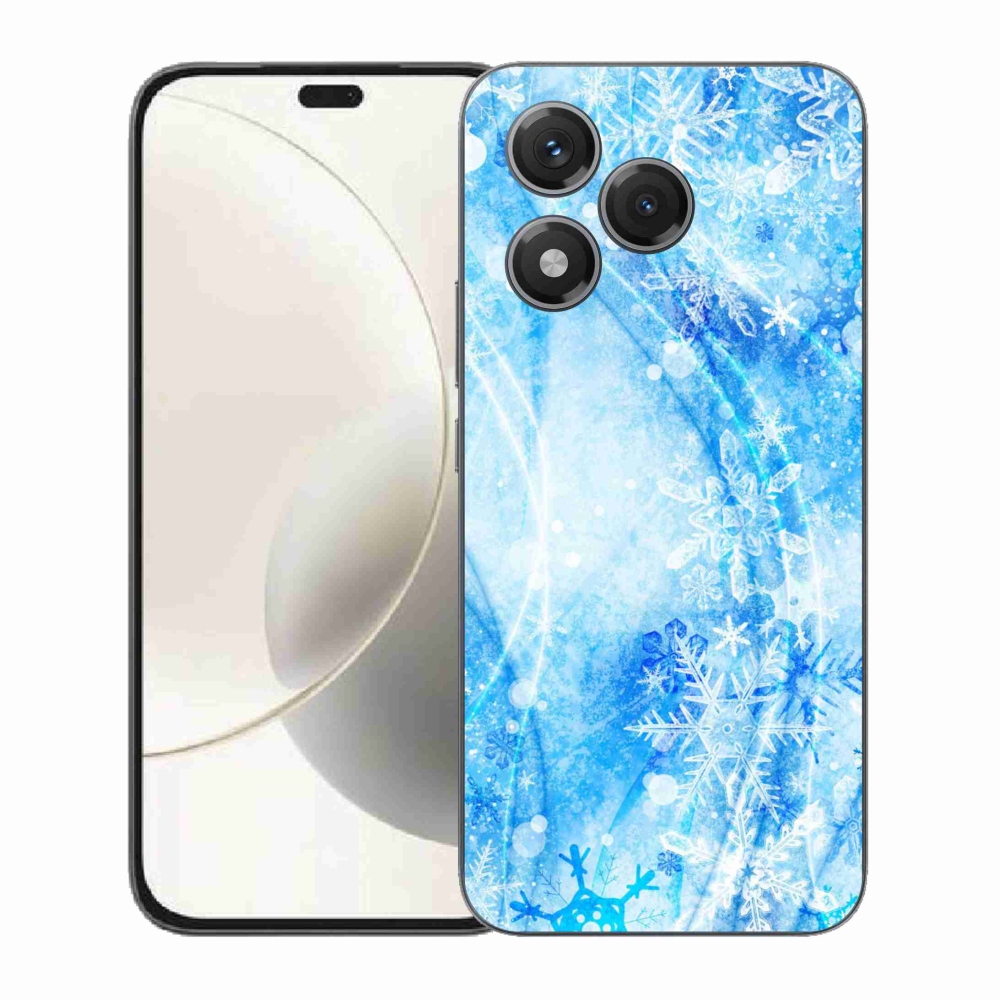 Zselés borítás mmCase a Honor 400 Lite készülékhez - hópelyhek