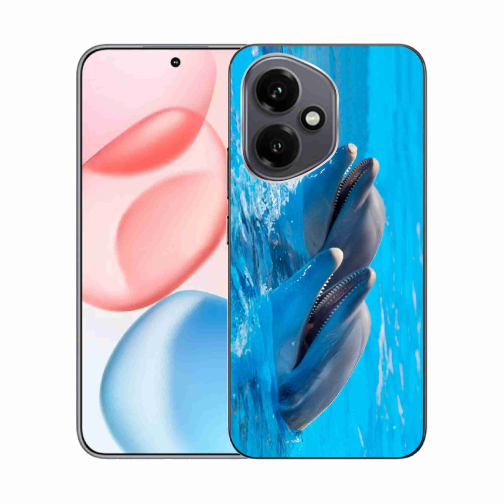 Zselés borítás mmCase Honor 400-hoz - delfinek