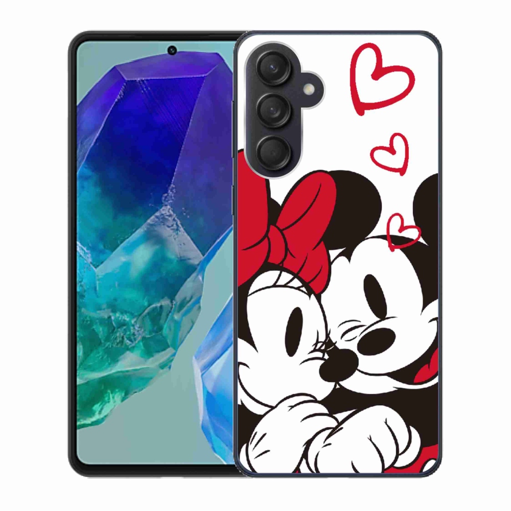 Zselés borítás mmCase Samsung Galaxy M55 5G - minnie és mickey
