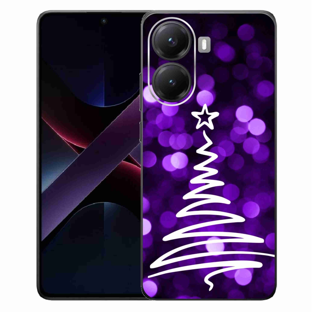 Gél borítás mmCase a Xiaomi Poco X7 Pro 5G számára - fa