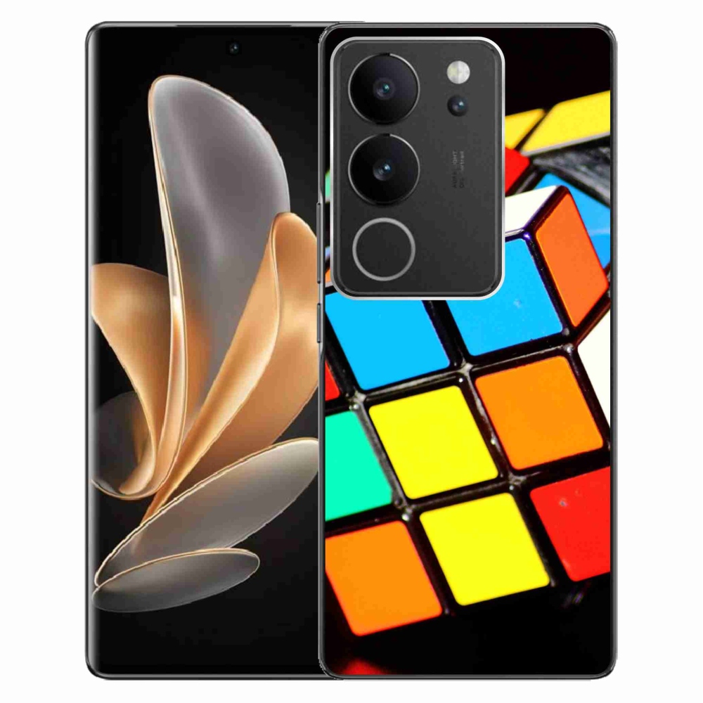 Gél tok mmCase a Vivo V29 5G-hez - Rubik-kocka