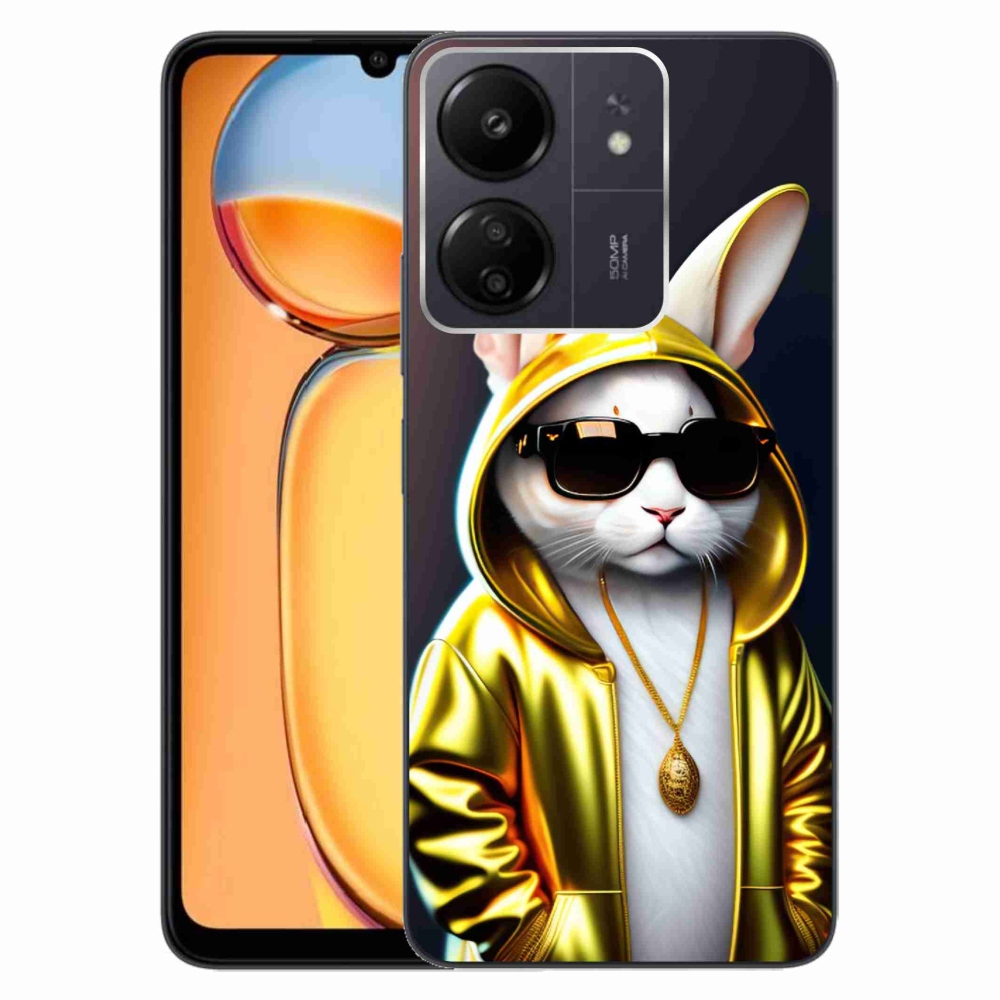 Gél borítás mmCase a Xiaomi Poco C65/Redmi 13C - cat boss számára
