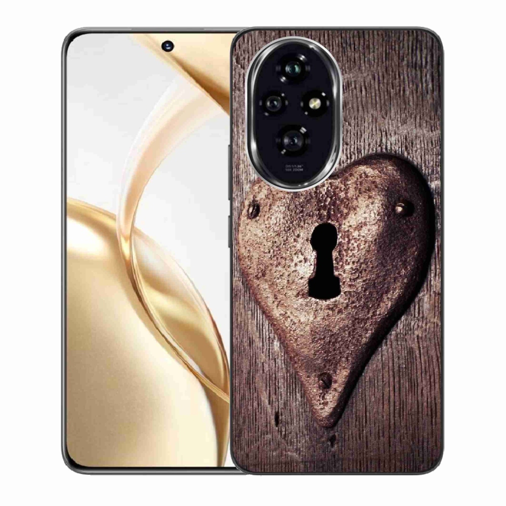 Zselés borítás mmCase a Honor 200 5G készülékhez - szív alakú zár