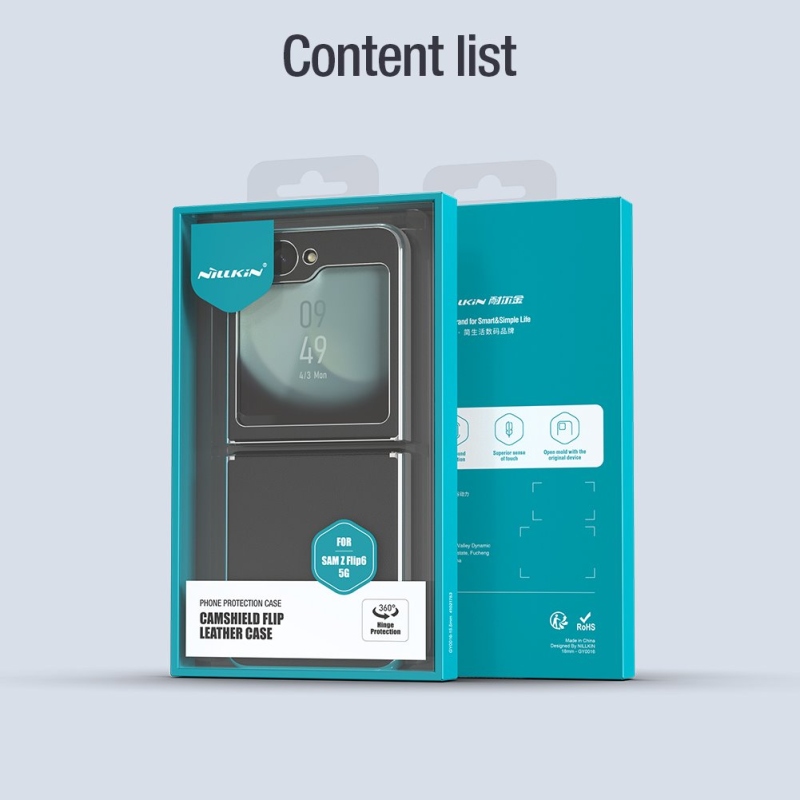 Nillkin CamShield Flip hátlapi borító Samsung Galaxy Z Flip 6 lila