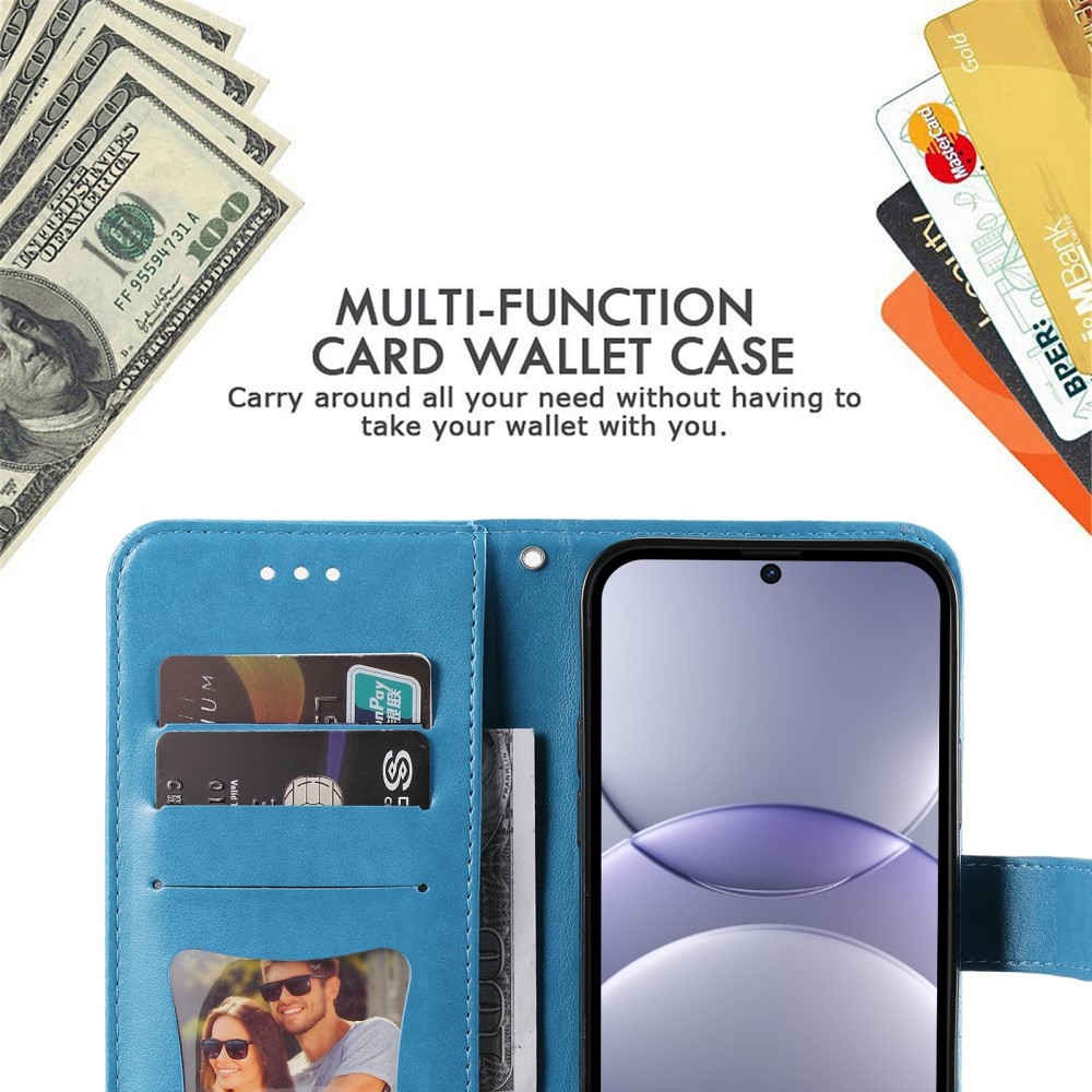 Mandala könyv tok a Huawei Nova 13 5G-hez - kék