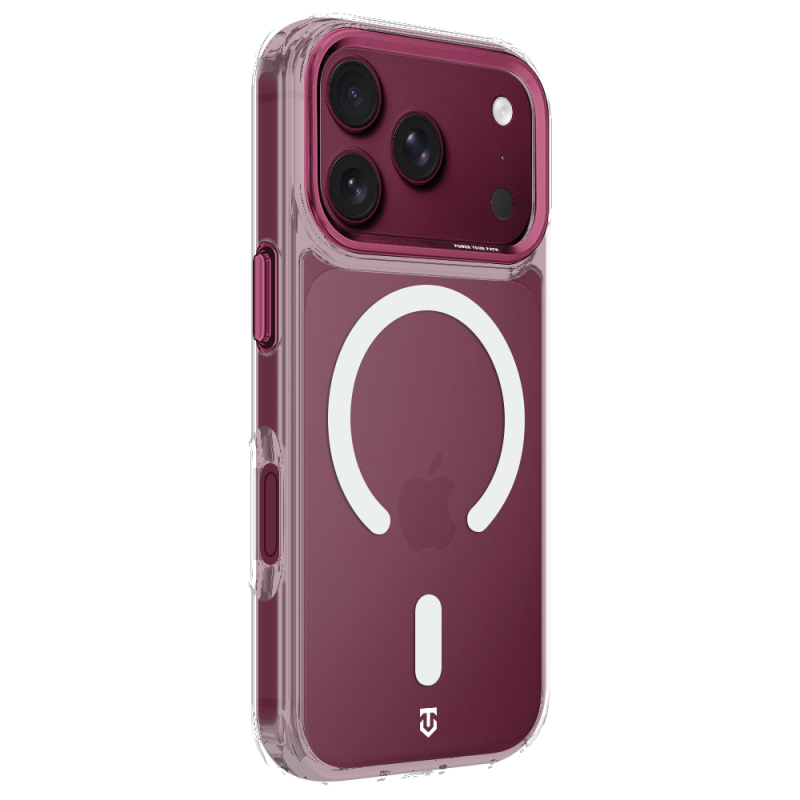 Tactical MagForce 2.0 tok az Apple iPhone 17 Pro/18 Pro készülékhez, bordó színben