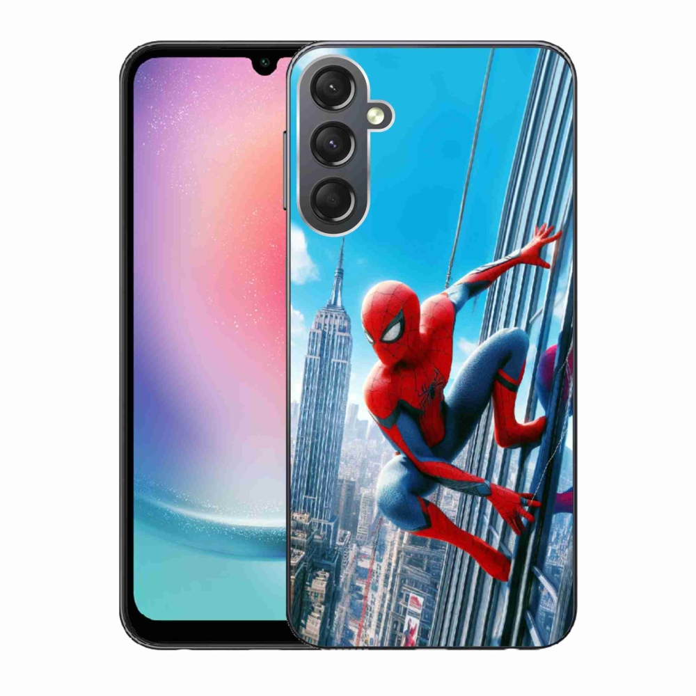 Gél borítás mmCase Samsung Galaxy A24 készülékhez - pókember