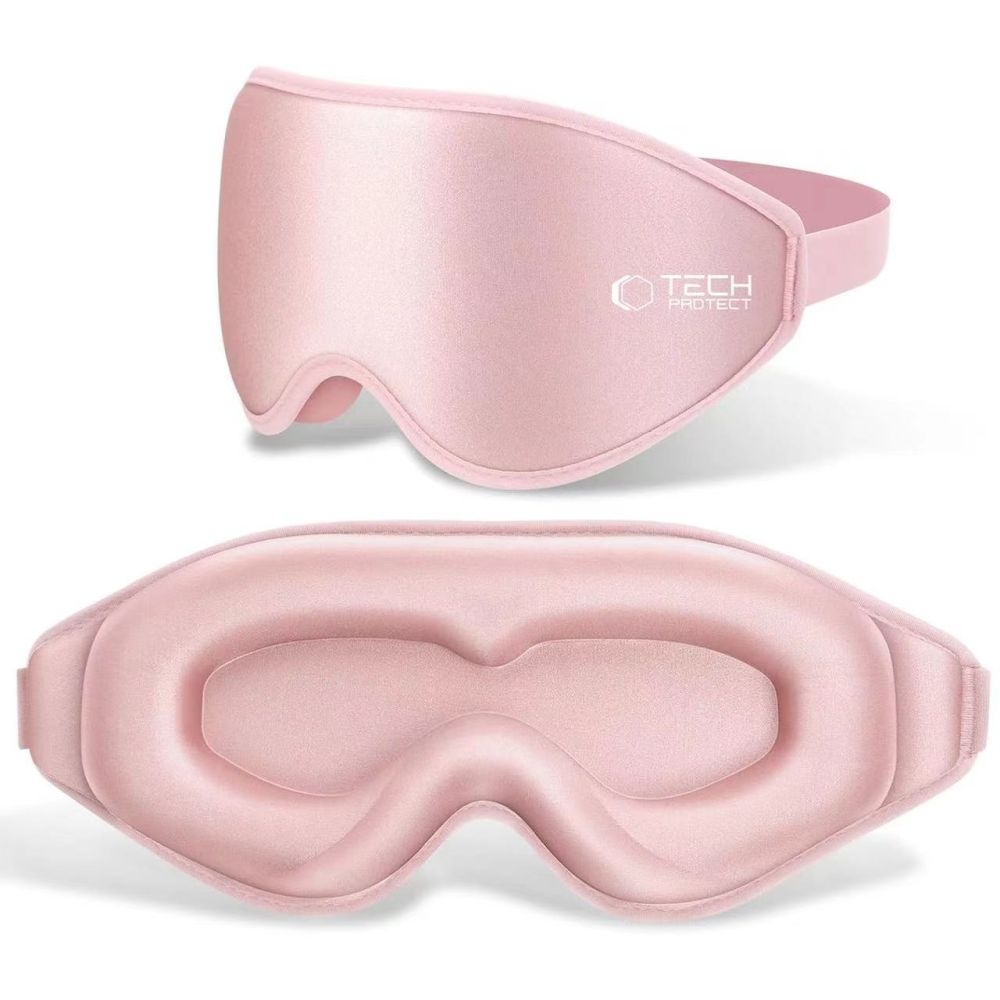 Tech-Protect EyeShade 3D alvómaszk - rózsaszín