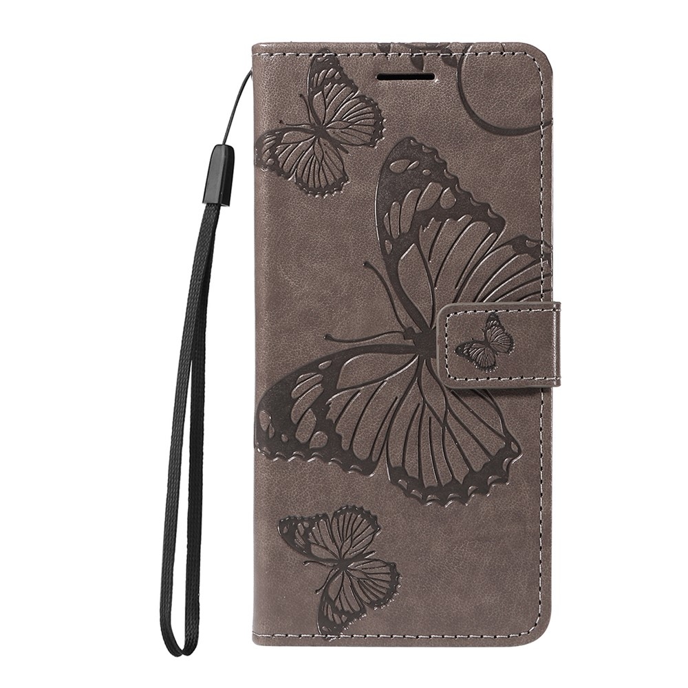 Big Butterfly könyvhátlap az iPhone 18 Pro Max/17 Pro Max készülékhez – szürke