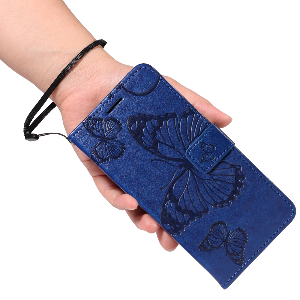 Big Butterfly könyvformájú tok a Motorola Edge 70 Pro 5G-hez – kék