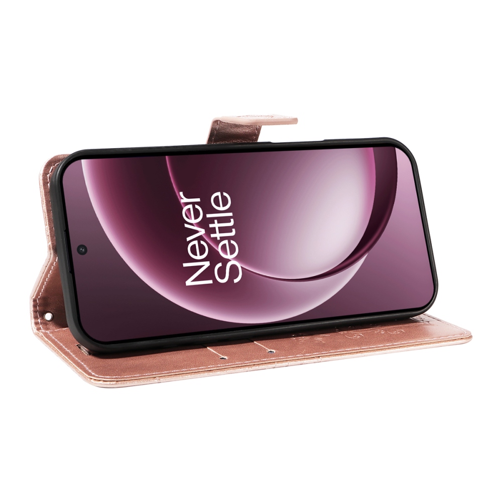 Nagy pillangó könyv tok OnePlus 15 5G - rózsa arany