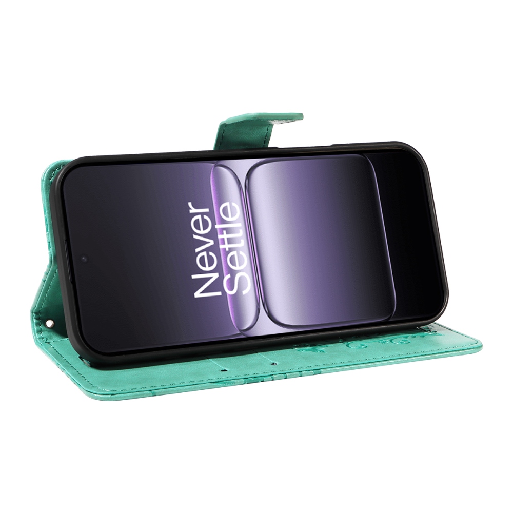 Nagy pillangó könyv tok OnePlus Nord 5 5G - teal - teal