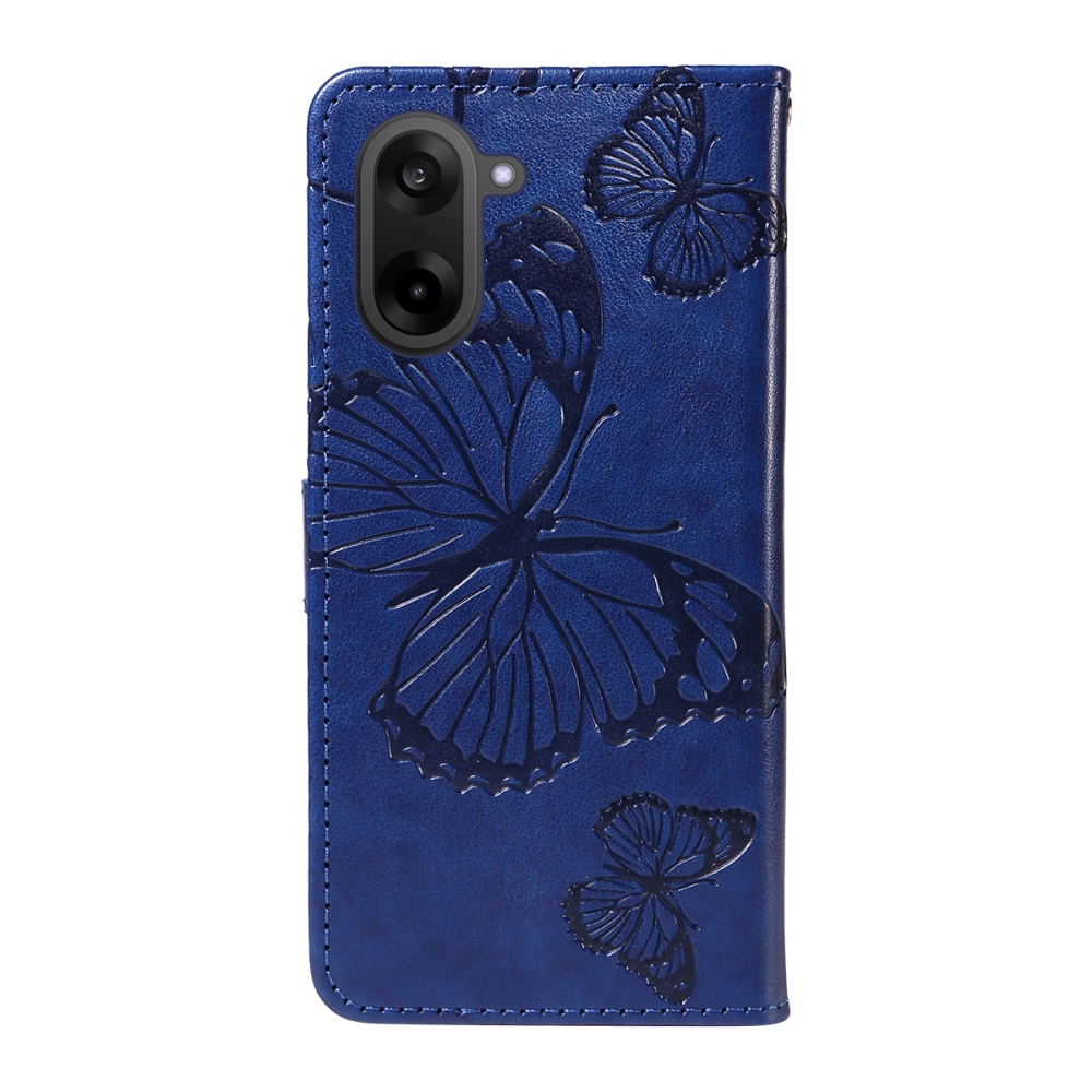 Nagy pillangó könyv tok OnePlus Nord CE5 5G - kék