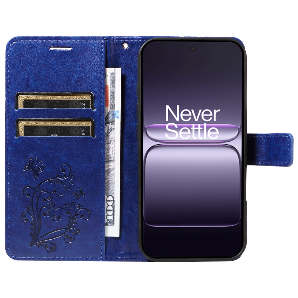 Nagy pillangó könyv tok OnePlus Nord CE5 5G - kék