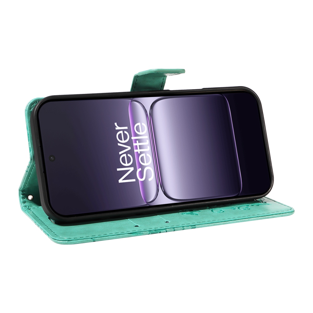 Nagy pillangó könyv tok OnePlus Nord CE5 5G - teal - teal