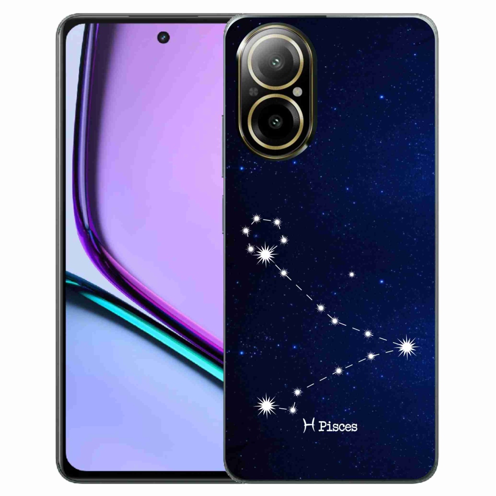 Gél borítás mmCase a Realme C67 készülékhez - csillagkép Halak