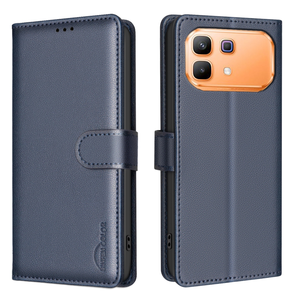 BINFEN könyvtáska Infinix Note 60 5G/Note 60 Pro 5G - kék
