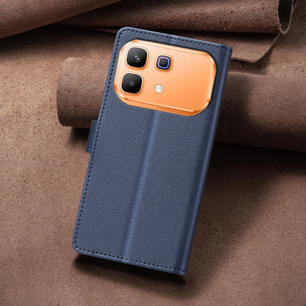 BINFEN könyvtáska Infinix Note 60 5G/Note 60 Pro 5G - kék
