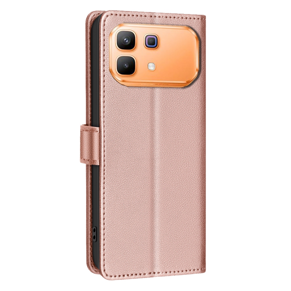 BINFEN könyvtáska Infinix Note 60 5G/Note 60 Pro 5G - rózsaarany